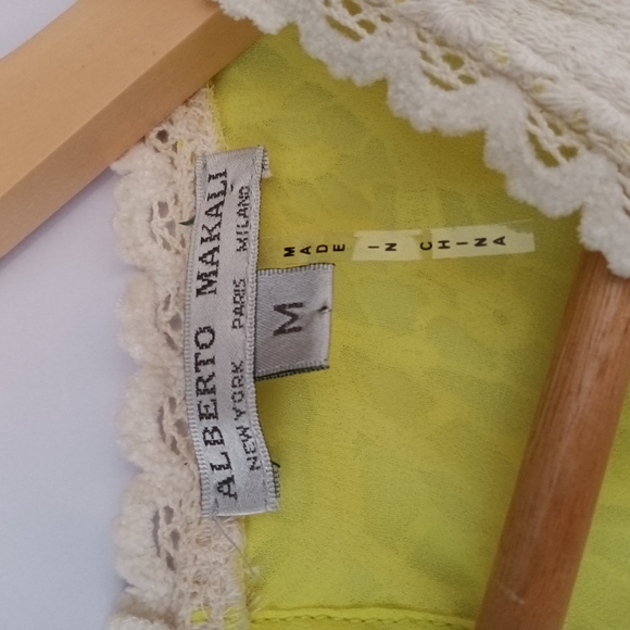 Alberto Makali Asymmetrical Embellished Peplum Blouse - Picture 4 of 6